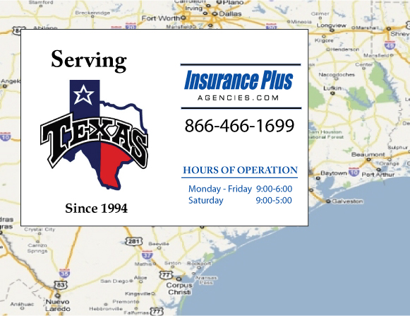 Insurance Plus Agencies of Texas (512)487-7114 is your Texas Fair Plan Association Agent in Sunset, TX.  Call our Insurance Agents for a fast free quote NOW!