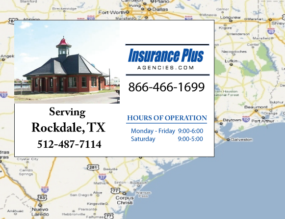 Insurance Plus Agencies of Texas (512) 487-7114 is your Salvage Or Rebuilt Title Insurance Agent in Rockdale, TX.