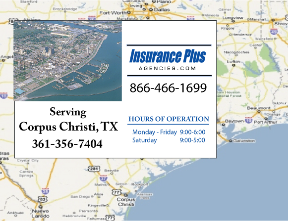 Insurance Plus Agencies of Texas (361)356-7404 is your Progressive SR-22 Insurance Agent in Corpus Christi, Texas.