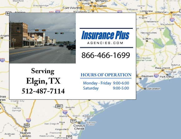 Insurance Plus Agencies of Texas (512) 487-7114 is your Suspended Driver License Insurance Agent in Elgin, Texas.