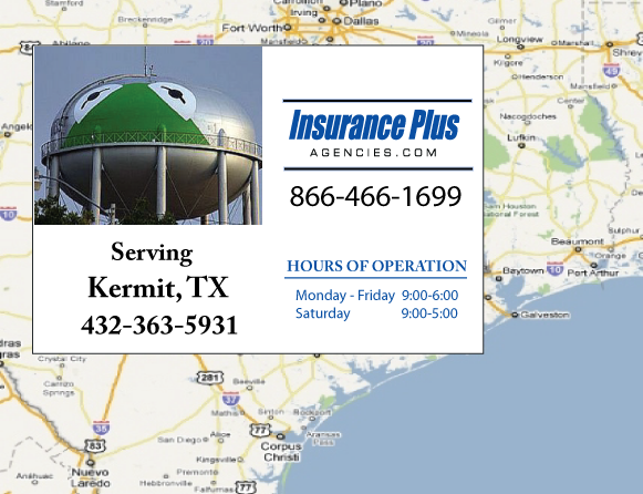 Insurance Plus Agencies of Texas (432)363-5931 is your Full Coverage Car Insurance Agent in Kermit, Texas.