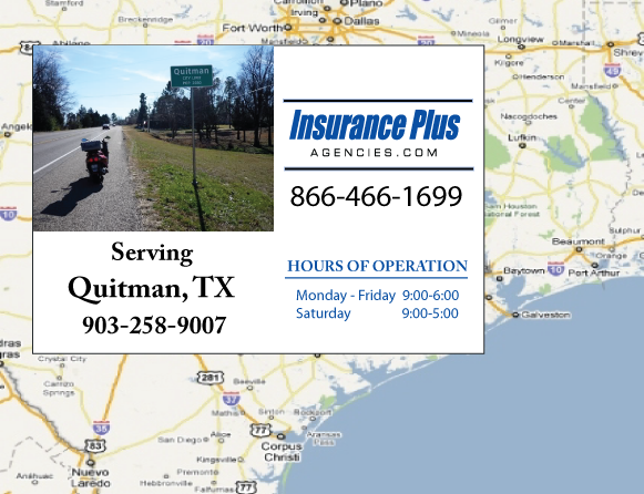 Insurance Plus Agencies of Texas (903)258-9007 is your Salvage Or Rebuilt Title Insurance Agent in Quitman, TX.