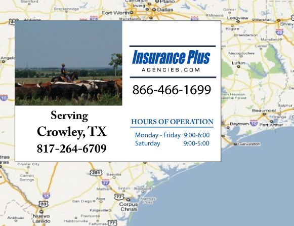 Insurance Plus Agencies of Texas (817)264-6709 is your Progressive Boat, Jet Ski, ATV, Motor Coach, & R.V. Insurance Agent in Crowley, Texas.