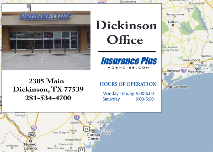 Insurance Plus Agencies of Texas (281) 534-4700 is your local Texas Windstorm Insurance Agent in Dickinson, TX.