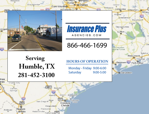 Insurance Plus Agencies Of Texas (281)452-3100 is your Suspended Drivers License Insurance Agent in Humble, Texas.