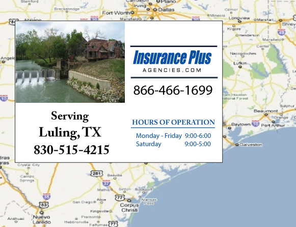 Insurance Plus Agencies (830) 515- 4215 is your local Progressive office in Luling, TX.