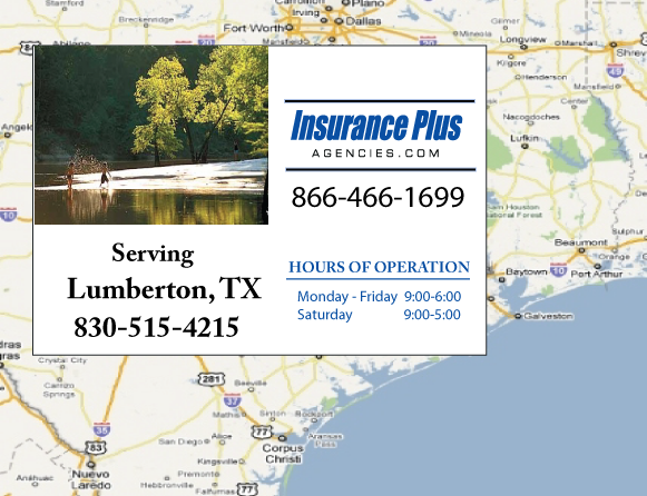 Insurance Plus Agencies of Texas (830)515-4215 is your Progressive Boat, Jet Ski, ATV, Motor Coach, & R.V. Insurance Agent in Lumberton, Texas.