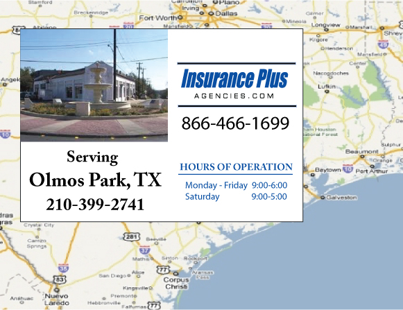 Insurance Plus Agencies Of Texas (210)399-2742 is your Suspended Drivers License Insurance Agent in Olmos Park, Texas.